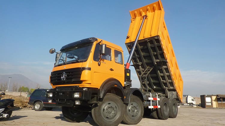 Beiben NG80 8x4 4842 Dump Truck will be sent to Nigeira