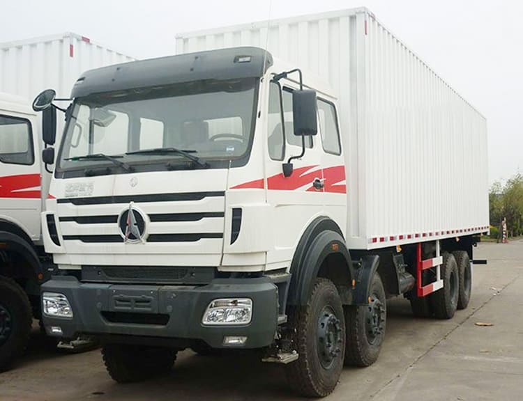 Beiben NG80 8X4 Cargo Van Box Truck for Sale in Philippines