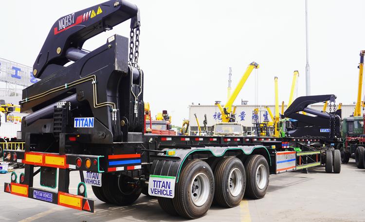 40 Feet Shipping Container Loader for Sale | 40T Side Loading Container Trailer Price